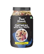 True Elements Oatmeal With Real Fruits 1kg (Bottle)